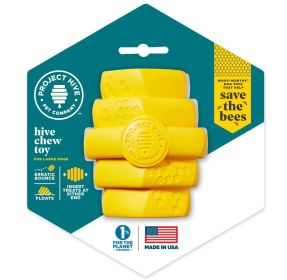 Project Hive Pet Company Hive Chew Toy Yellow Small