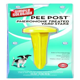 Simple Solution Pee Post Yard Stake Yellow