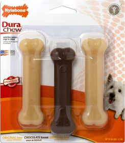 Nylabone Power Chew Variety Triple Pack Chocolate