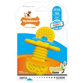 Nylabone Puppy Rubber Teethers Vanilla, 1ea/SMall/Regular Up To 25 Ibs. 1 ct