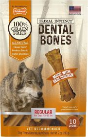 Nylabone Primal Instinct Chicken Dog Dental Chews Chicken