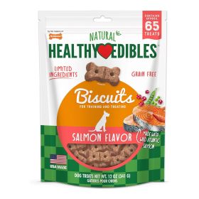 Nylabone Healthy Edibles Biscuits Grain Free Dog Treats Salmon