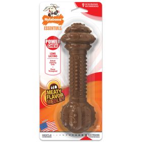 Nylabone Barbell Power Chew Durable Dog Toy Flavor Medley, 1ea/Large/Giant Up To 50 Lbs. 1 ct