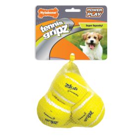 Nylabone Power Play Tennis Gripz Tennis Balls for Dogs 1ea/SMall/Regular Up To 25 Ibs. 1 ct