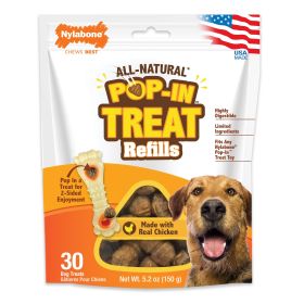 Nylabone AllNatural PopIn Dog Treat Refills Chicken,