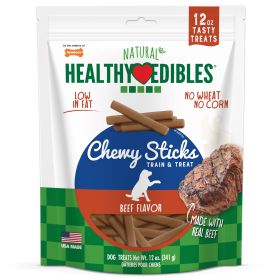 Nylabone Healthy Edibles Chewy Dog Treat Sticks Beef