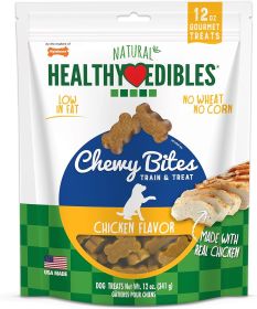 Nylabone Healthy Edibles Chewy Bites Soft Dog Treats Chicken