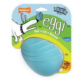 Nylabone Creative Play Eggi Dog Treat Toy Blue, 1ea/Large/Giant Up To 50 Lbs. 1 ct