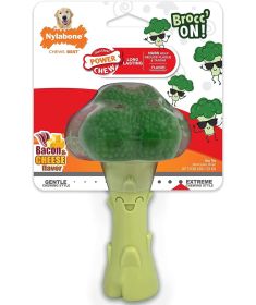 Nylabone Power Chew Broccoli Dog Toy Bacon Cheese, 1ea/Large/Giant Up To 50 Lbs. 1 ct
