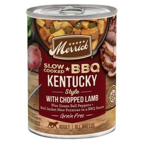Merrick Dog Slow Cooked Grain Free Kentucky Lamb 12.7oz.(Case of 12)