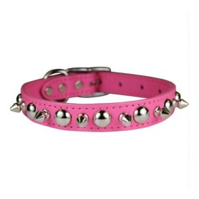 Omni Pet Leather Spike/Stud Dog Collar
