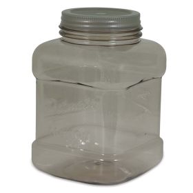 Petmate Mason Style Pet Treat Jar Silver