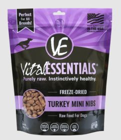 Vital Essentials Freeze Dried Turkey Mini Nibs