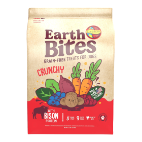 Earthborn Holistic EarthBites Crunchy Dog Treats Bison & Pumpkin