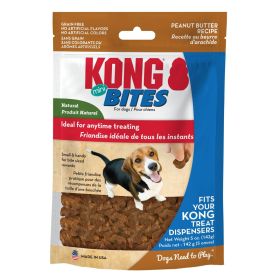 KONG Bites Dog Treats Mini Peanut Butter