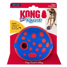 KONG Rewards Wally Dog Treat Dispenser Toy Blue/Red 1ea/MD/LG