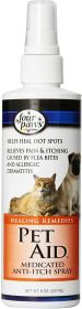 Four Paws Healthy Promise Pet Aid FastActing Anti Itch Spray for Dogs  Cats