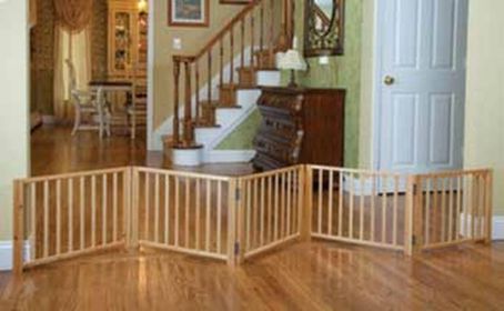 Four Paws Expandable Dog Gate, Wood Gate for Dogs