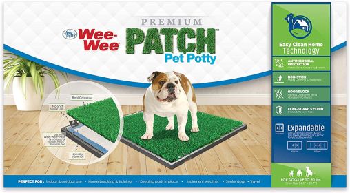 Four Paws WeeWee Premium Patch Potty With Grass Pad For Dogs