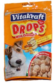 Vitakraft Drops Dog Treats Peanut
