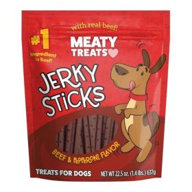 Meaty Treats Jerky Sticks Beef/Pepperoni