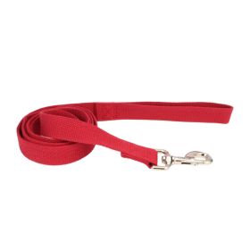 Earth Soy Dog Leash Cranberry
