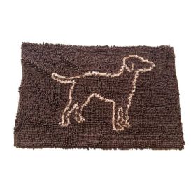 Spot 31  x 20  Brown Clean Paws Micro fiber Mat