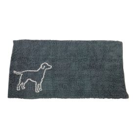 Spot 60  x 30  Gray Clean Paws Micro fiber Runner