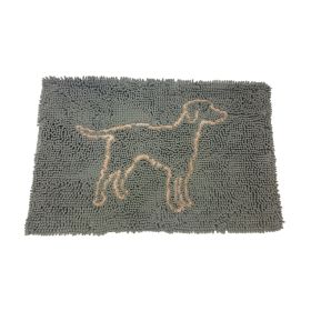 Spot 35  x 24  Sage Clean Paws Micro fiber Mat