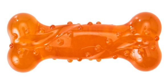 Spot Play Strong ScentSation Bone Dog Toy Orange, 1ea/5 in