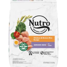Nutro Products Natural Choice Senior Dry Dog Food Chicken & Brown Rice
