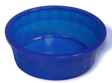 Van Ness Plastics Heavyweight Crock Dish Translucent Blue