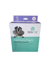 Arlee Pet Products TheraPetic Memory Foam Protective Collar Charcoal,