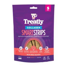 Treatly Collagen Smart Strips Dog Chews Salmon,