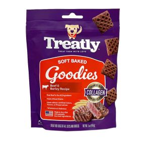 Treatly Soft Baked Goodies Dog Treats Beef & Barley,
