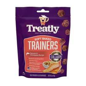 Treatly Soft Baked Trainers Dog Treats Salmon & Chickpeas,