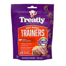 Treatly Soft Baked Trainers Dog Treats Beef & Barley,