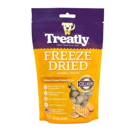 Treatly Freeze Dried Dog Treats Chicken & Sweet Potato,