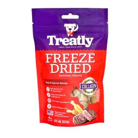 Treatly Freeze Dried Dog Treats Beef & Carrot,