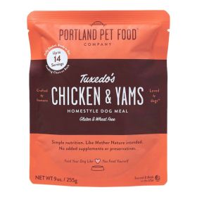 Portland Dog Tuxedo's Chicken & Yam Homestyle Meal 9oz.