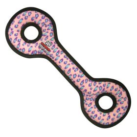 Tuffy Ultimate TugOWar Durable Dog Toy Pink Leopard, 1ea/22 in