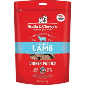 Stella And Chewys Freeze Dried Dandy Lamb Dinner Patties Raw Dog Food