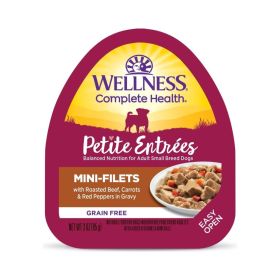 Wellness Complete Health Petite EntrÃ©es Mini Fillet Roast Beef Carrot Red Pepper 3oz. (Case of 12)