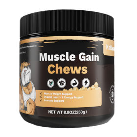 Muscle Gain Chews For Dogs High Protein Dog Food Health Supplement Premium Muscle Builder