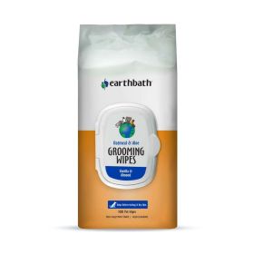 Earthbath Oatmeal & Aloe Grooming Wipes, Vanilla & Almond Soft