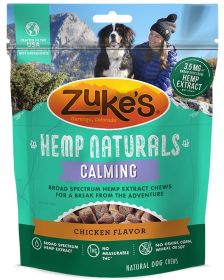 Zukes Dog Hemp Naturals Calm Grain Free Chicken 5oz.
