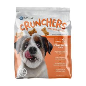 Blue Seal Entrust Crunchers Small Batch Dog Treats Peanut Butter Small