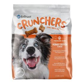 Blue Seal Entrust Crunchers Small Batch Dog Treats Peanut Butter Medium