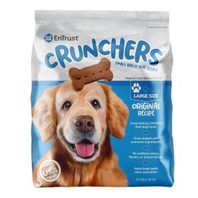Blue Seal Entrust Crunchers Small Batch Dog Treats Original Large