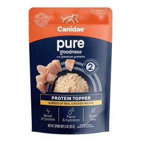 CANIDAE PURE Goodness Protein Topper for Dogs Shredded Chicken in Gravy,